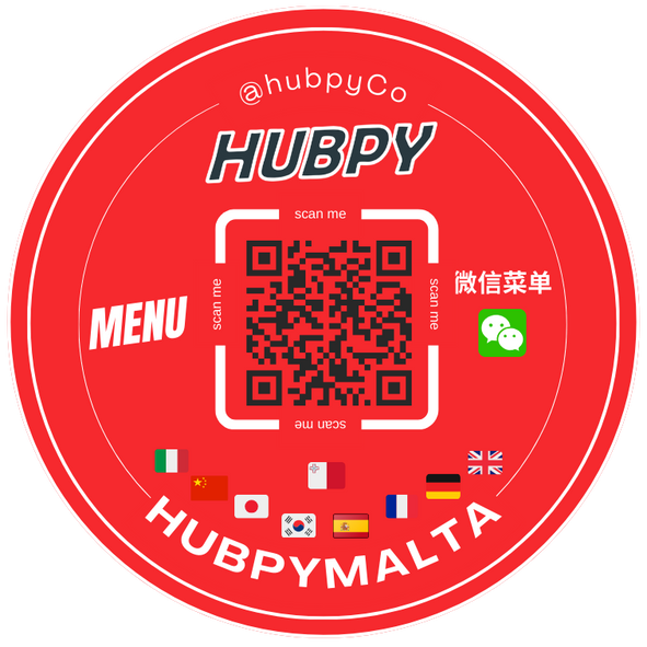 HubpyMalta Christmas Sticker